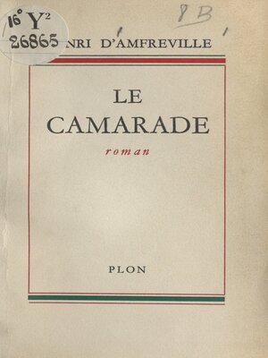 cover image of Le camarade